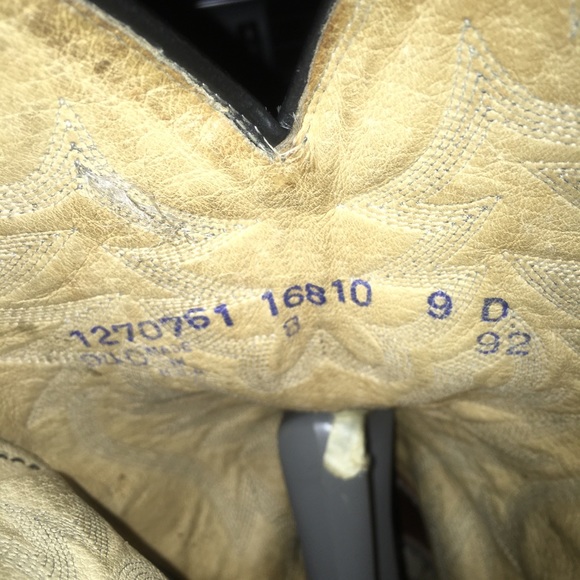 Dans Post Cowboys Boots 9D - Picture 5 of 6